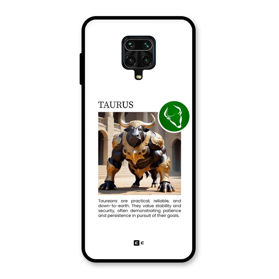 Towering Taurus Glass Back Case for Poco M2 Pro