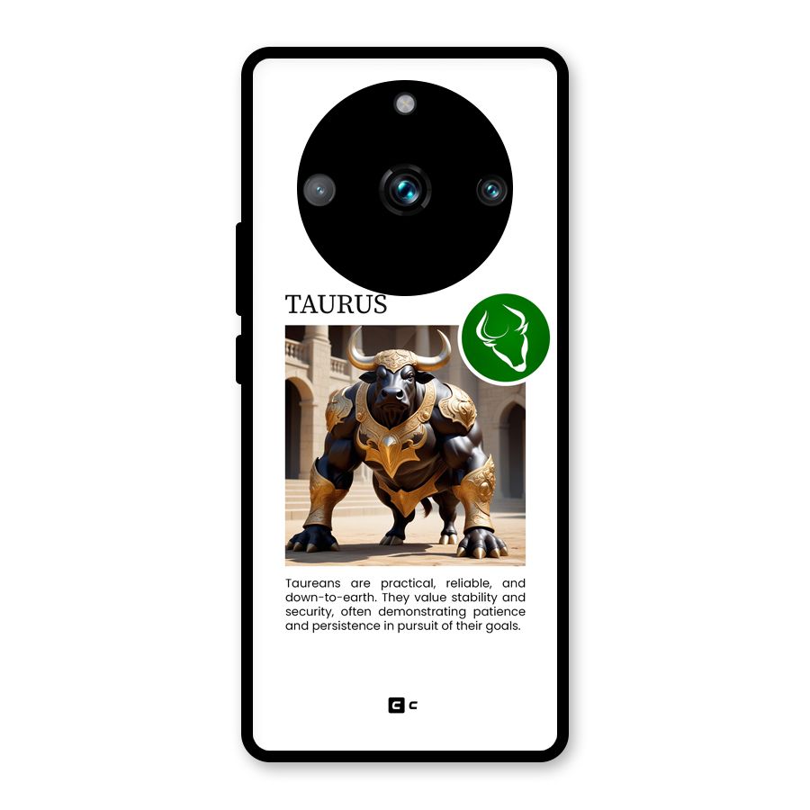 Towering Taurus Glass Back Case for Realme 11 Pro