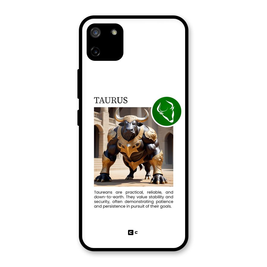 Towering Taurus Glass Back Case for Realme C11