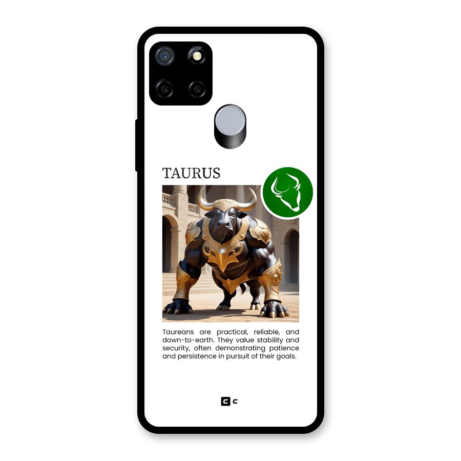 Towering Taurus Glass Back Case for Realme C12