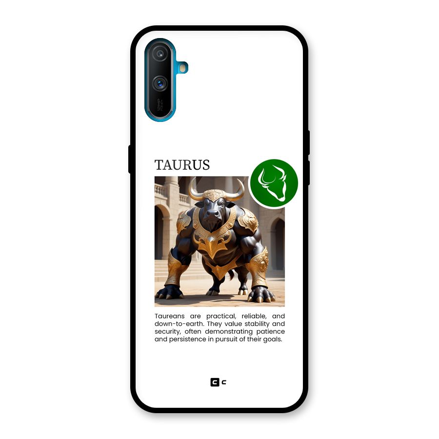 Towering Taurus Glass Back Case for Realme C3
