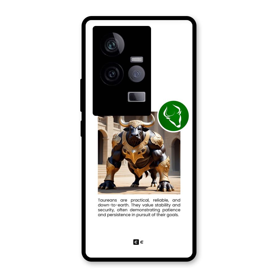 Towering Taurus Glass Back Case for Vivo iQOO 11 5G