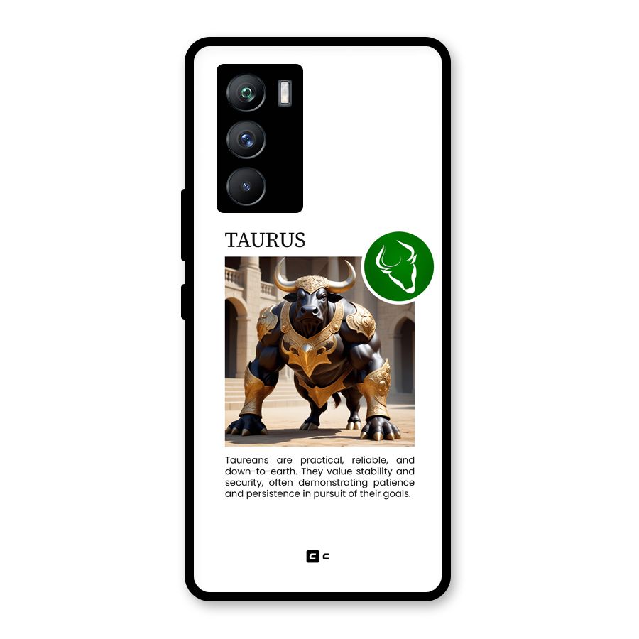 Towering Taurus Glass Back Case for Vivo iQOO 9 SE