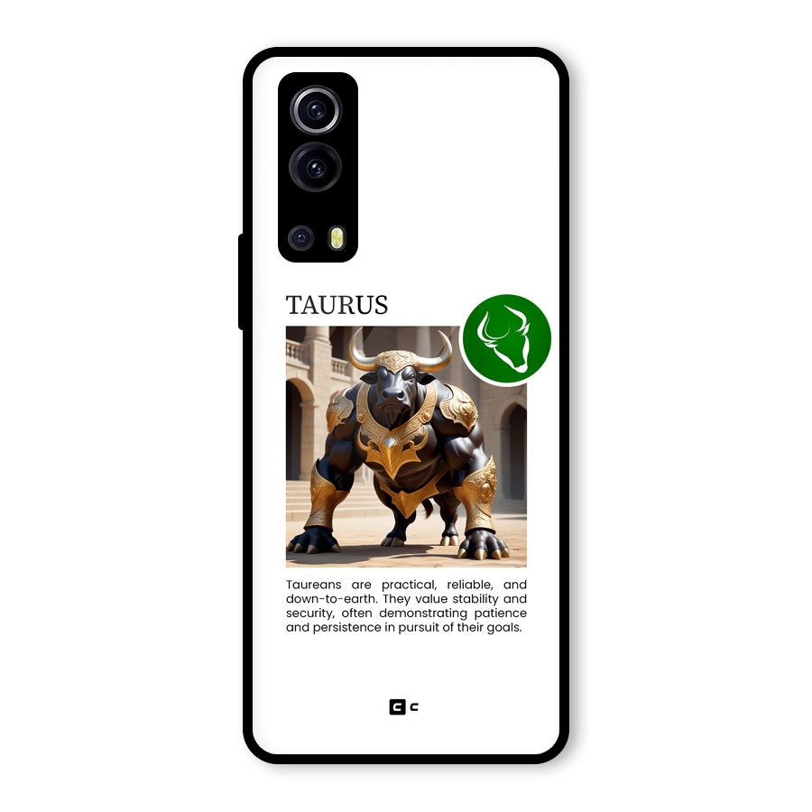 Towering Taurus Glass Back Case for Vivo iQOO Z3