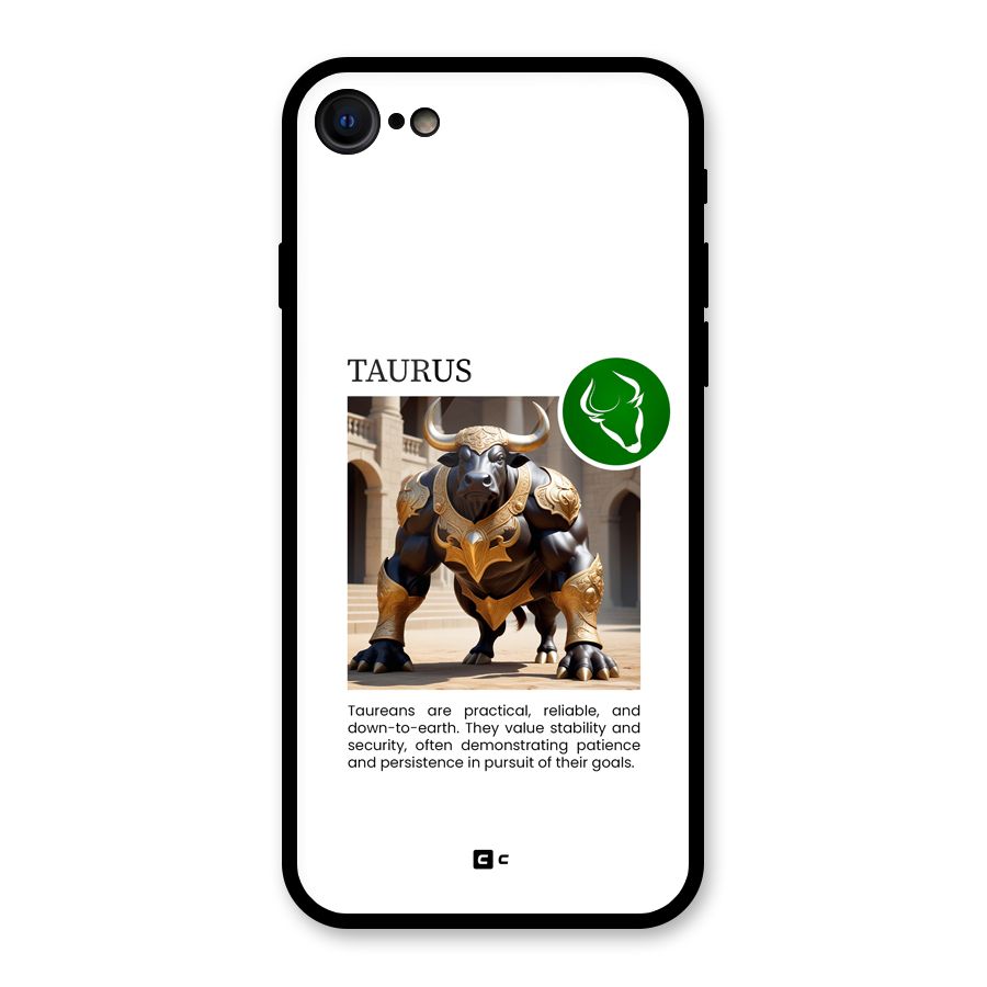 Towering Taurus Glass Back Case for iPhone 7