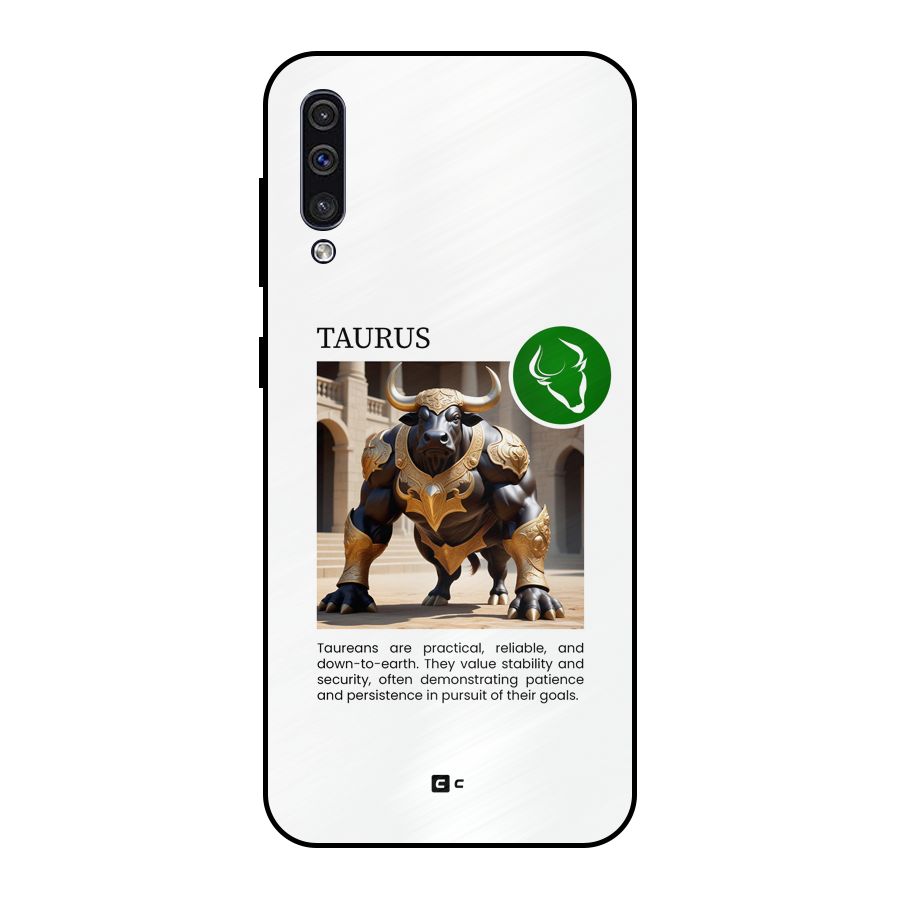 Towering Taurus Metal Back Case for Galaxy A50