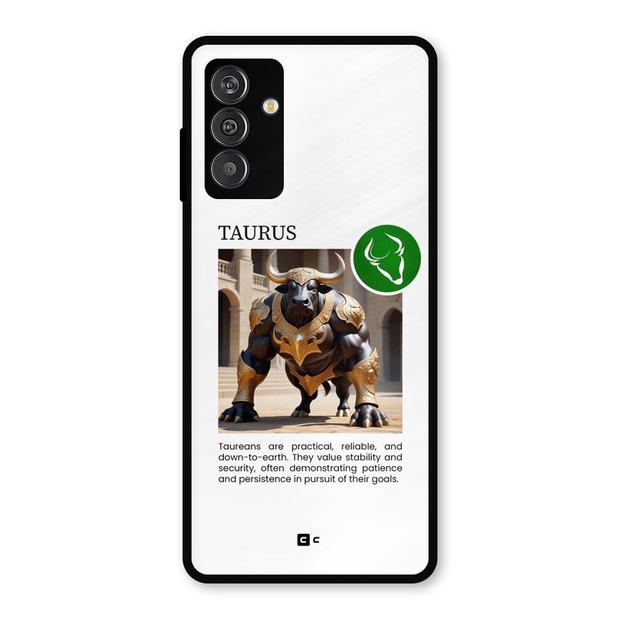 Towering Taurus Metal Back Case for Galaxy F13