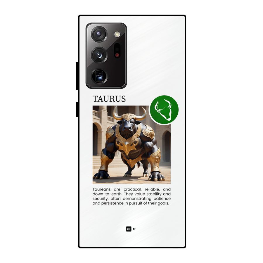 Towering Taurus Metal Back Case for Galaxy Note 20 Ultra 5G