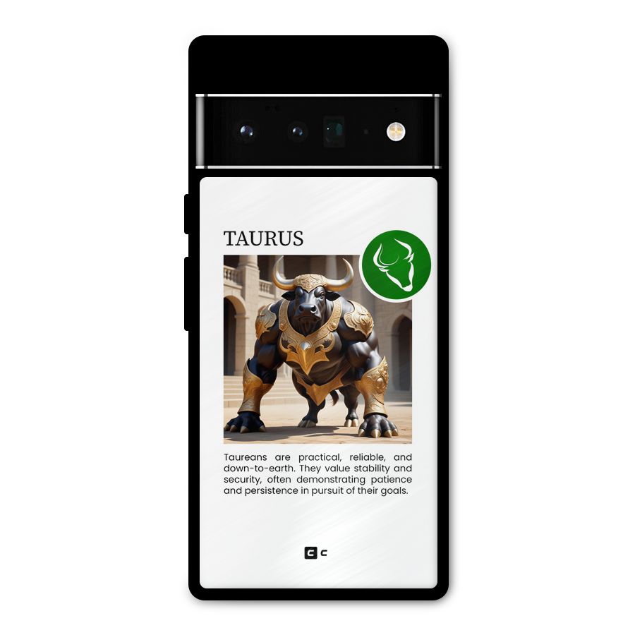Towering Taurus Metal Back Case for Google Pixel 6 Pro