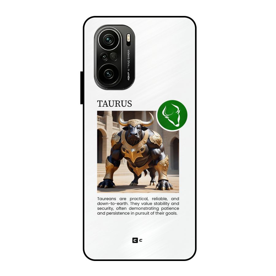 Towering Taurus Metal Back Case for Mi 11X Pro