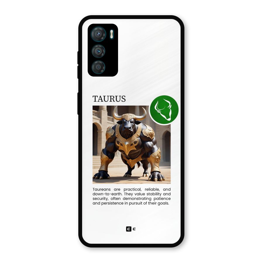 Towering Taurus Metal Back Case for Moto G42