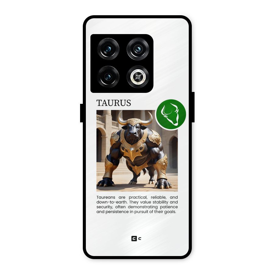Towering Taurus Metal Back Case for OnePlus 10 Pro 5G
