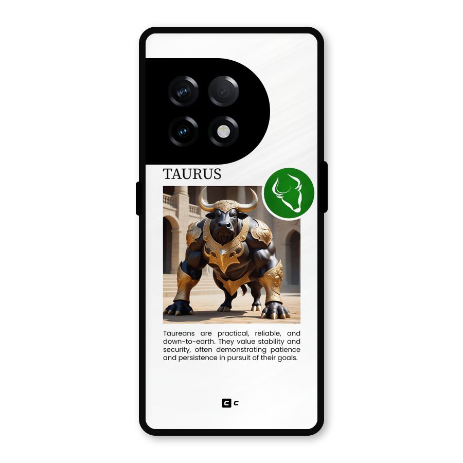 Towering Taurus Metal Back Case for OnePlus 11R
