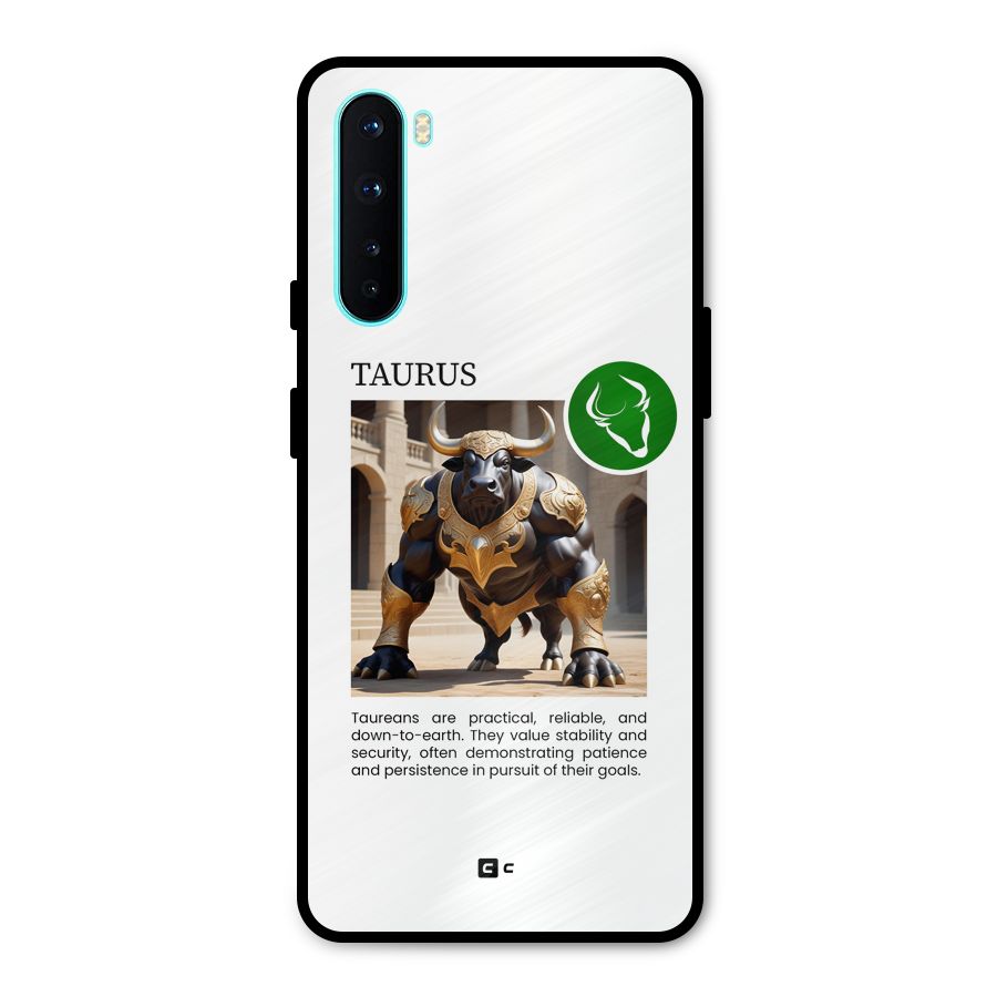 Towering Taurus Metal Back Case for OnePlus Nord