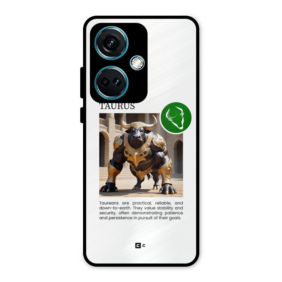 Towering Taurus Metal Back Case for OnePlus Nord CE 3 5G