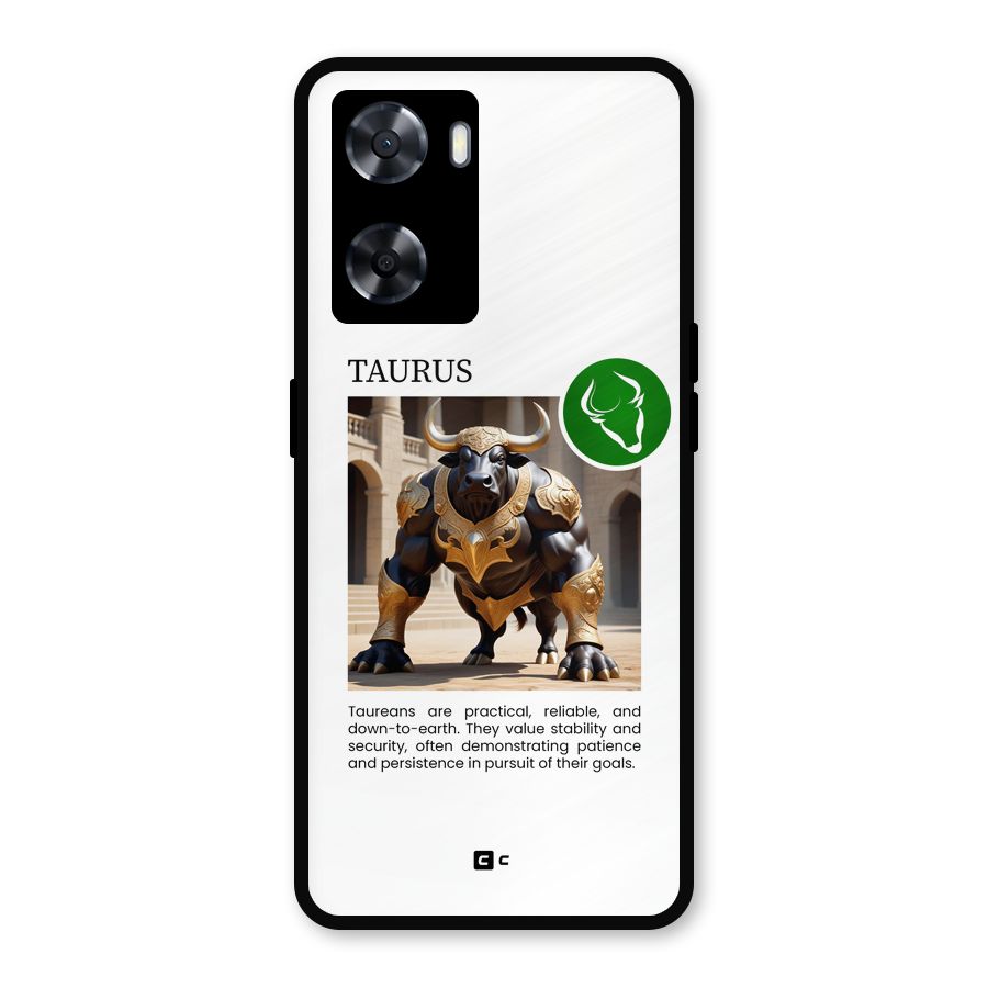Towering Taurus Metal Back Case for OnePlus Nord N20 SE