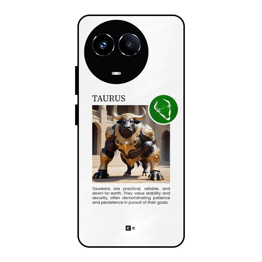 Towering Taurus Metal Back Case for Realme 11 5G
