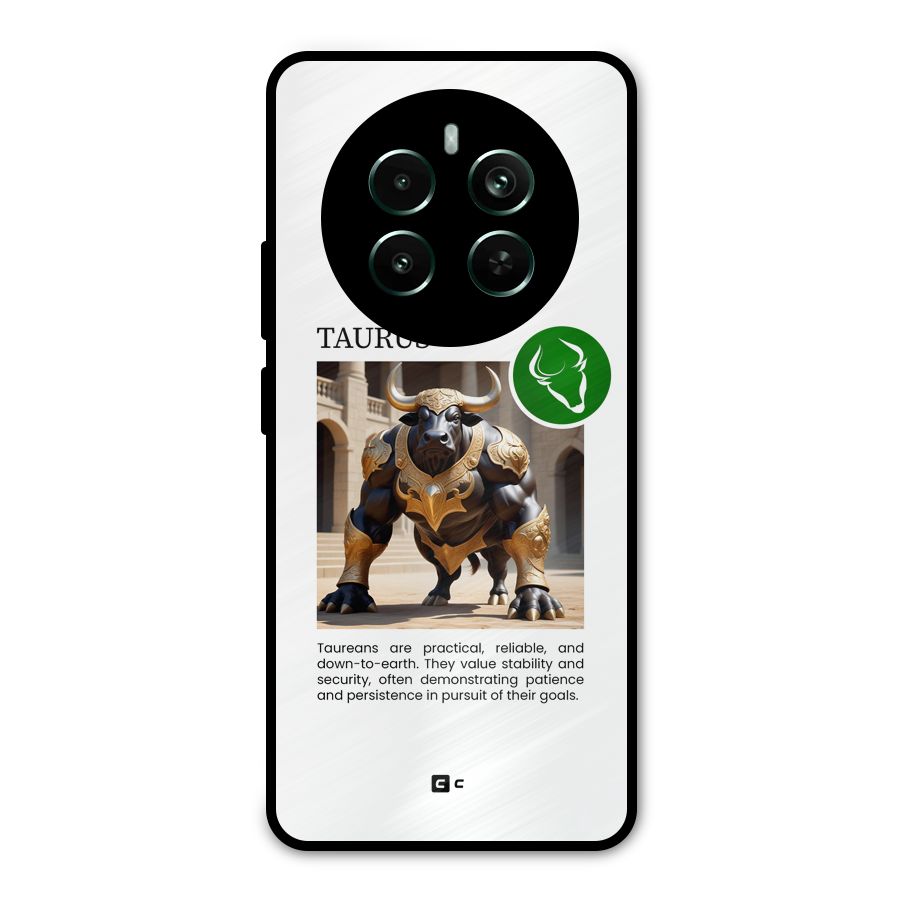 Towering Taurus Metal Back Case for Realme Narzo 70 Pro