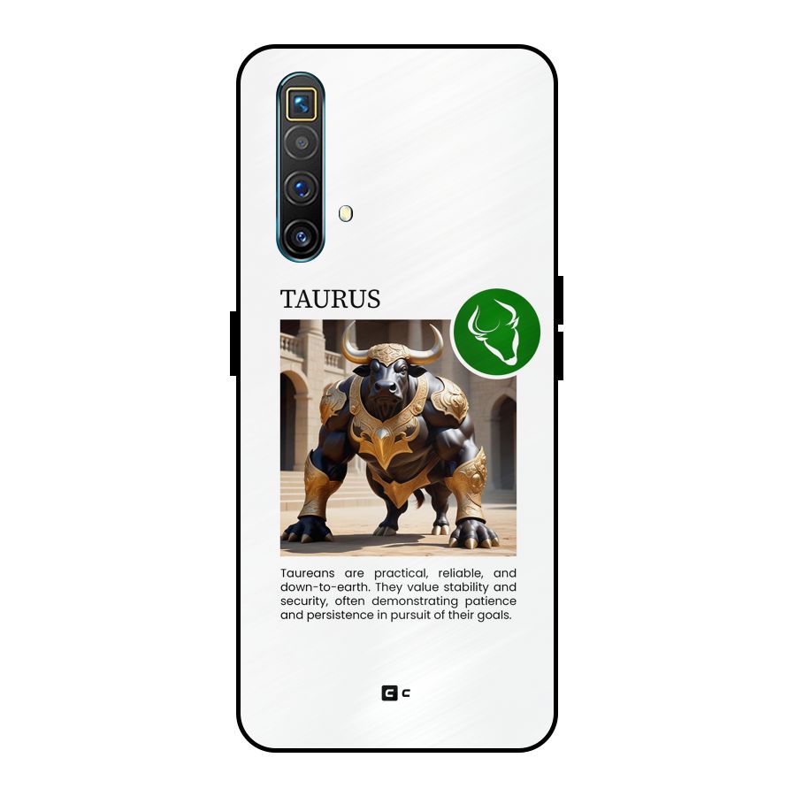 Towering Taurus Metal Back Case for Realme X3