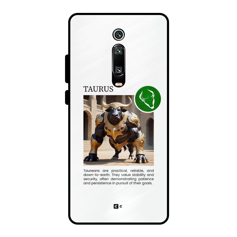 Towering Taurus Metal Back Case for Redmi K20