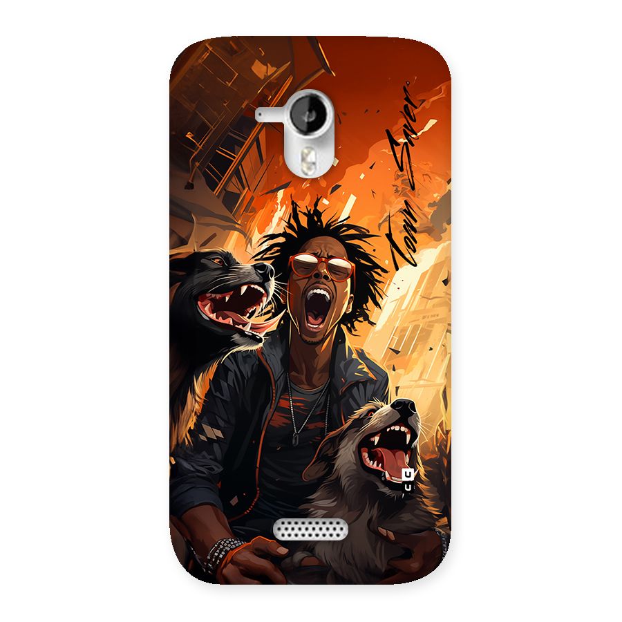 Town Saver Dogs Back Case for Canvas HD A116