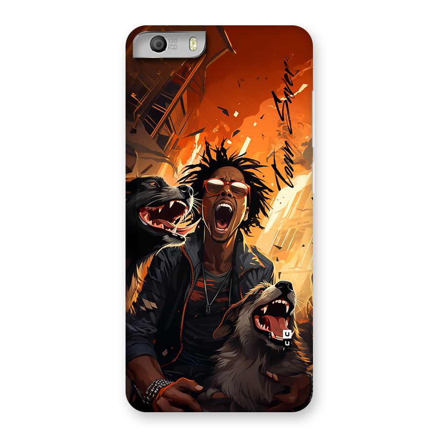 Town Saver Dogs Back Case for Canvas Knight 2