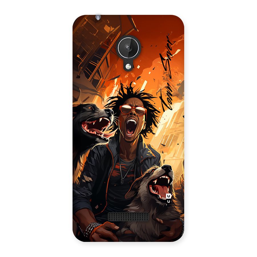 Town Saver Dogs Back Case for Canvas Spark Q380