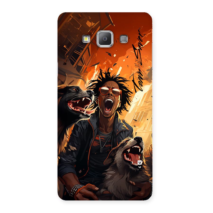 Town Saver Dogs Back Case for Galaxy A7