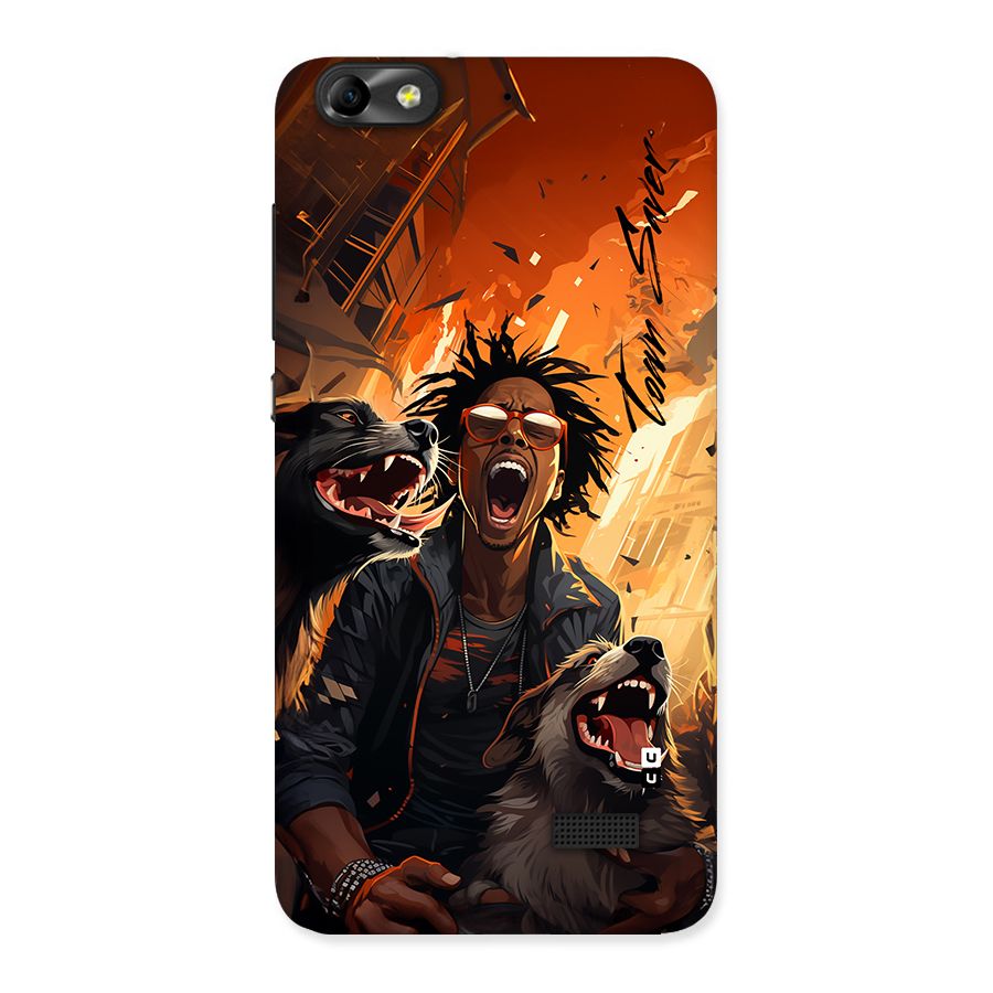 Town Saver Dogs Back Case for Honor 4C