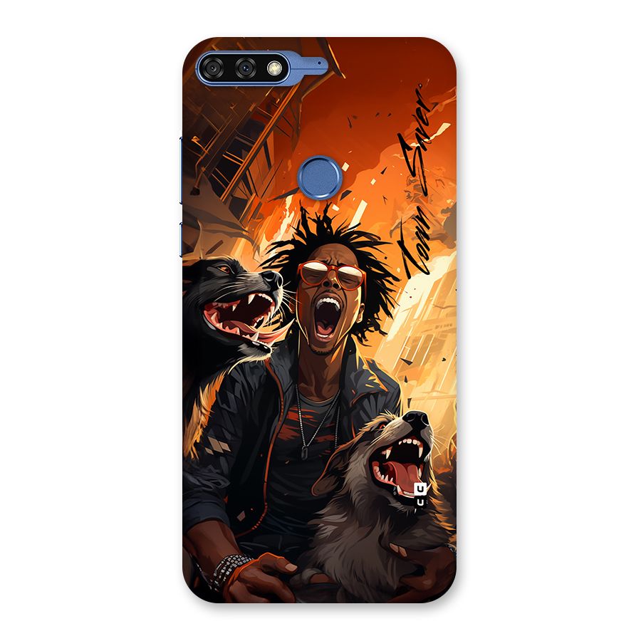 Town Saver Dogs Back Case for Honor 7C