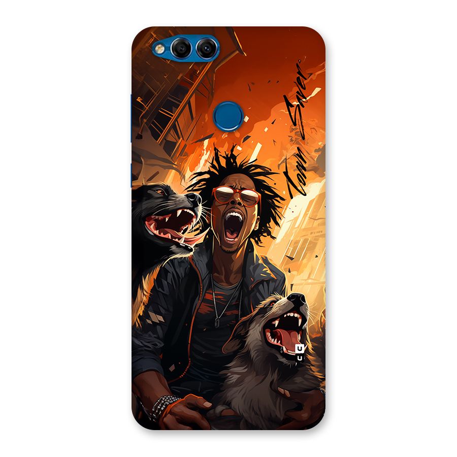 Town Saver Dogs Back Case for Honor 7X