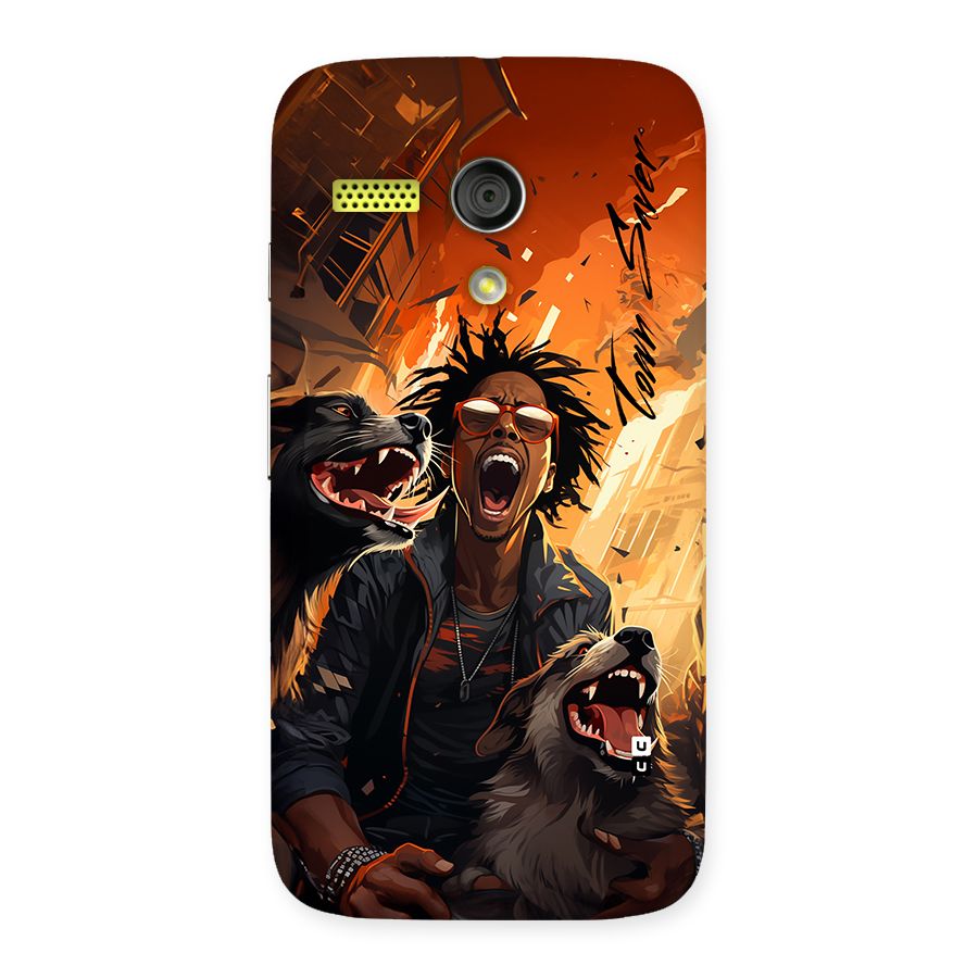 Town Saver Dogs Back Case for Moto G