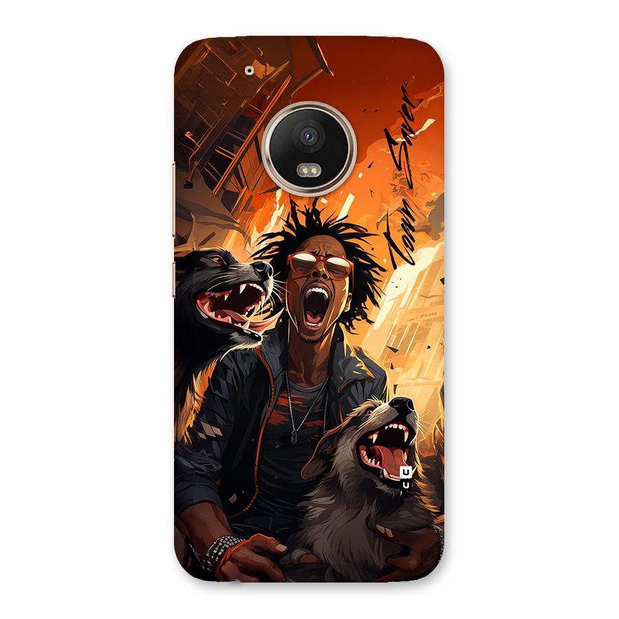 Town Saver Dogs Back Case for Moto G5 Plus
