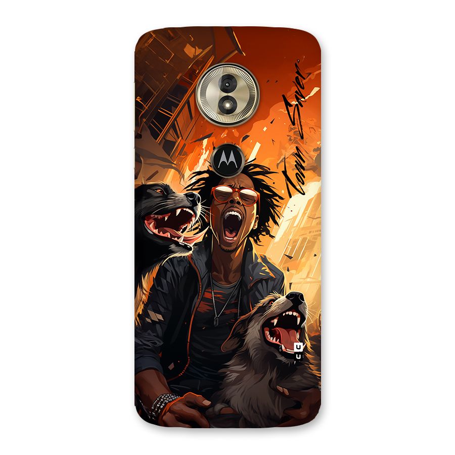 Town Saver Dogs Back Case for Moto G6 Play