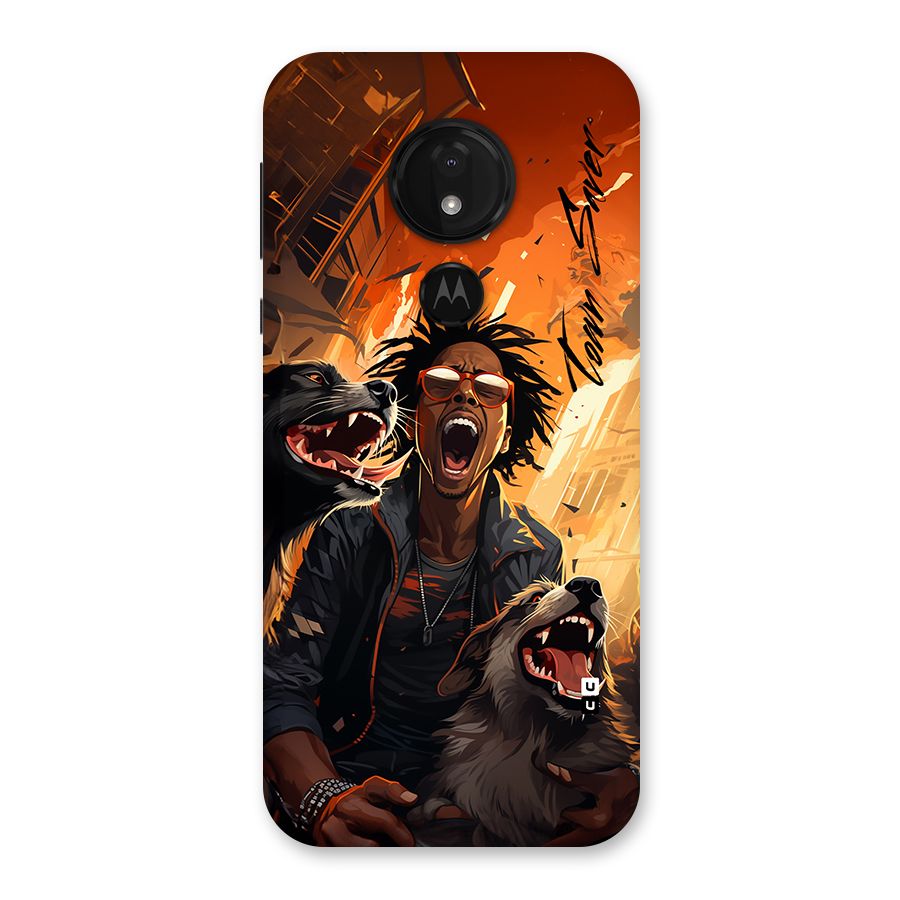 Town Saver Dogs Back Case for Moto G7 Power