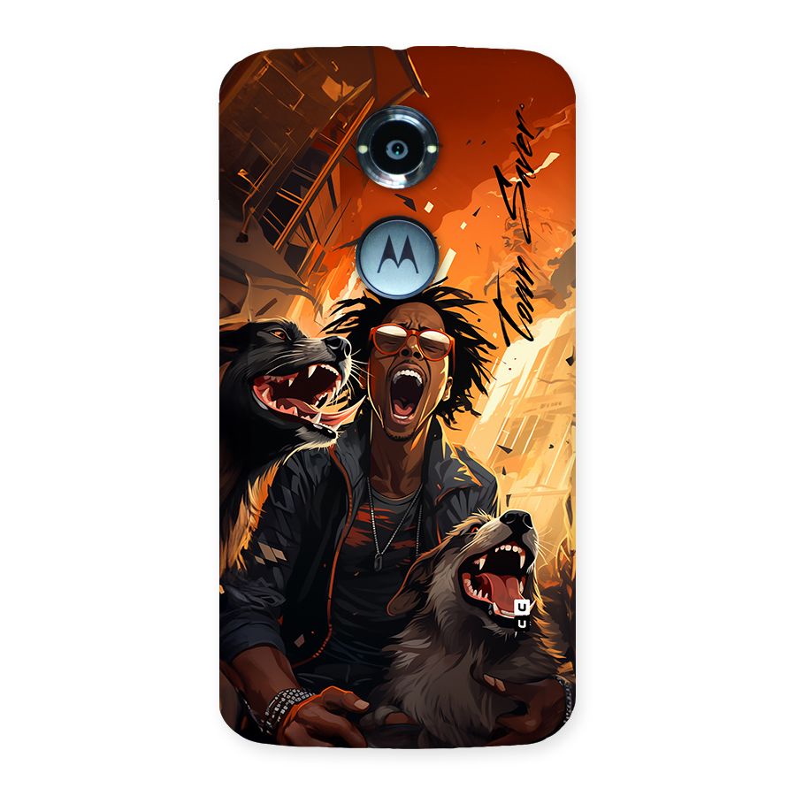 Town Saver Dogs Back Case for Moto X2