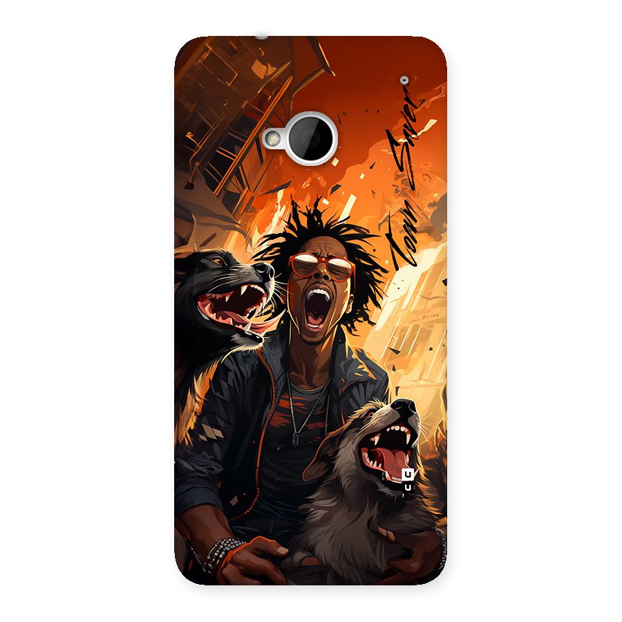 Town Saver Dogs Back Case for One M7 (Single Sim)