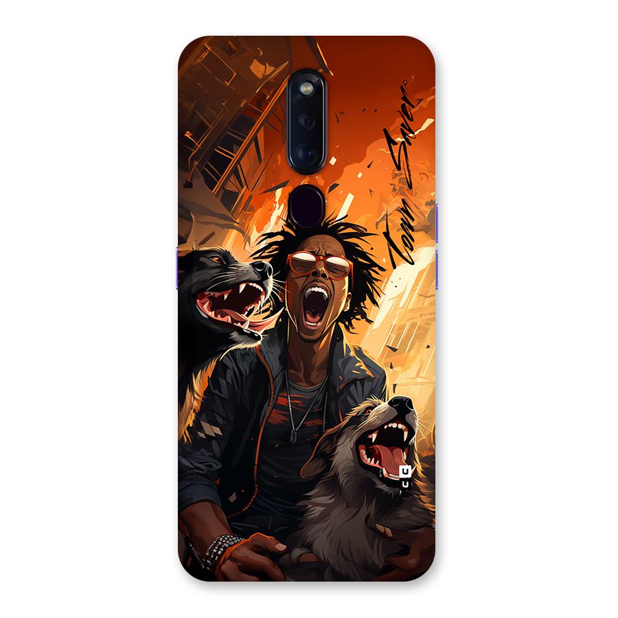 Town Saver Dogs Back Case for Oppo F11 Pro