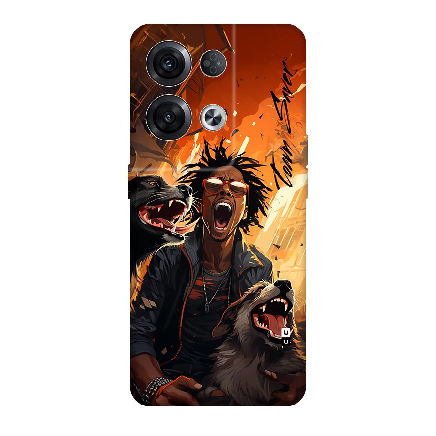 Town Saver Dogs Back Case for Oppo Reno8 Pro 5G