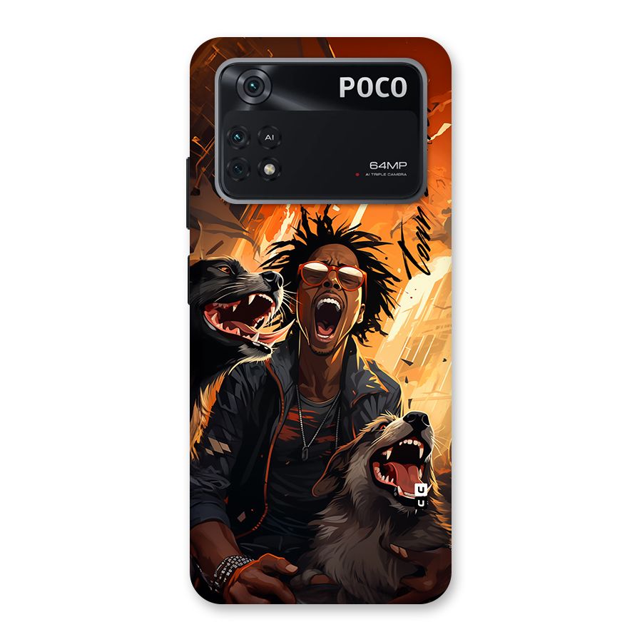 Town Saver Dogs Back Case for Poco M4 Pro 4G
