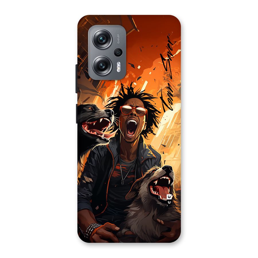 Town Saver Dogs Back Case for Redmi K50i