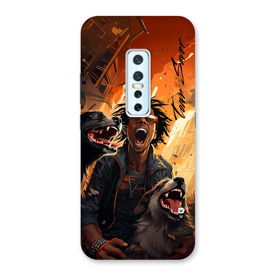 Town Saver Dogs Back Case for Vivo V17 Pro