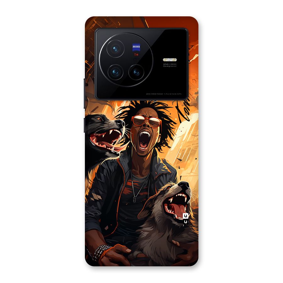Town Saver Dogs Back Case for Vivo X80