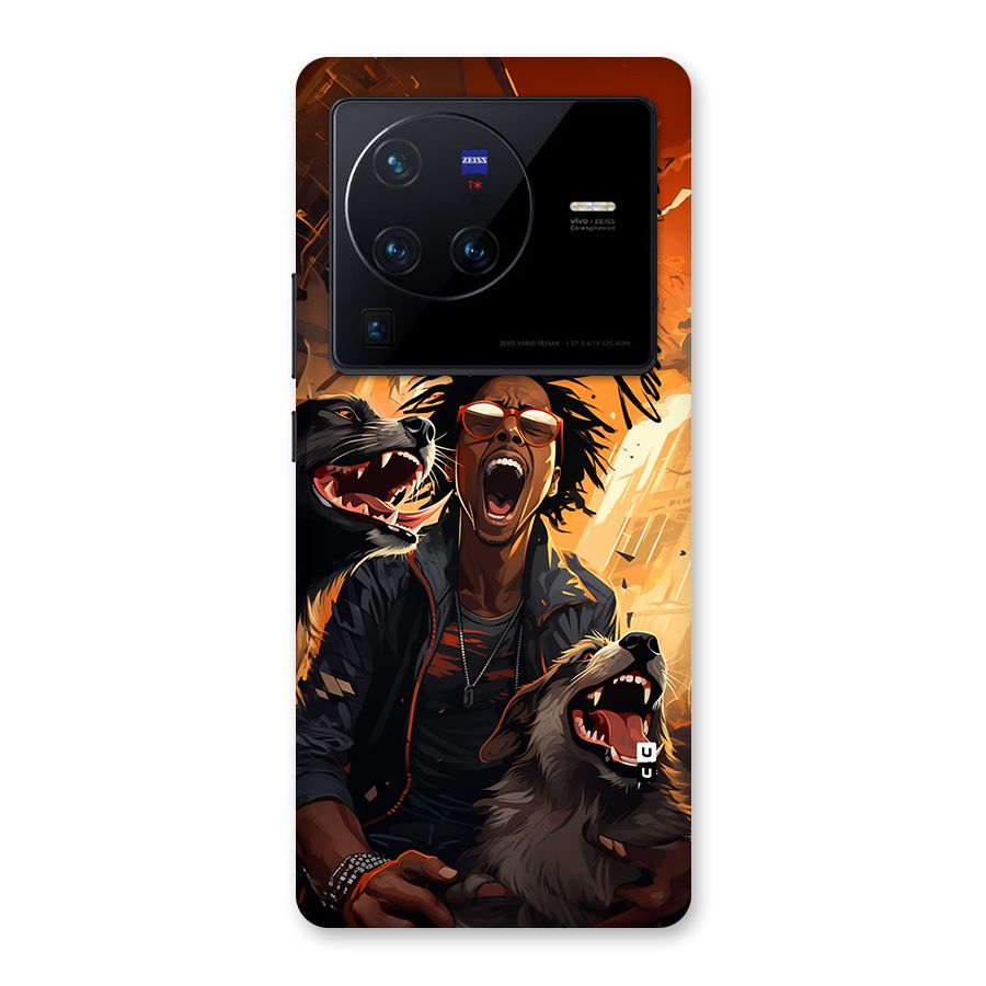 Town Saver Dogs Back Case for Vivo X80 Pro