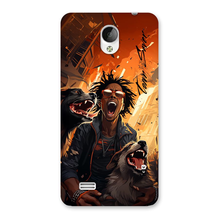 Town Saver Dogs Back Case for Vivo Y21