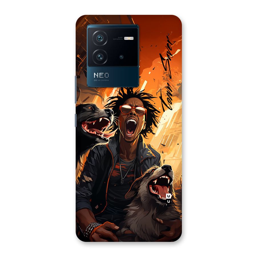 Town Saver Dogs Back Case for Vivo iQOO Neo 6 5G