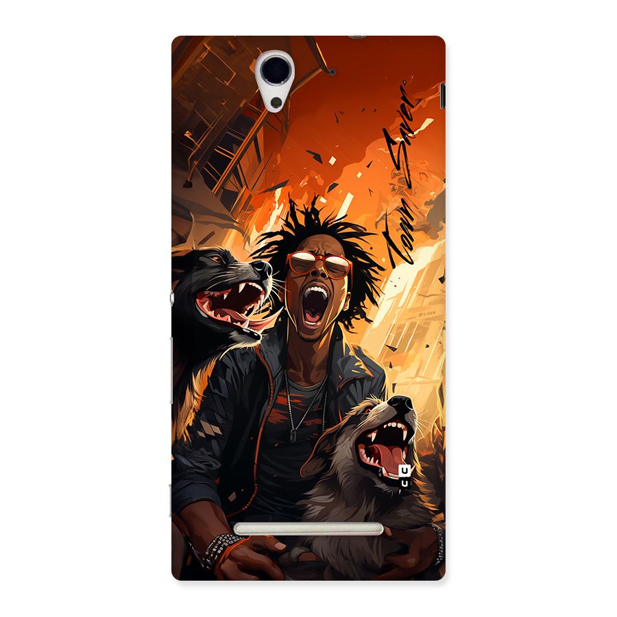 Town Saver Dogs Back Case for Xperia C3