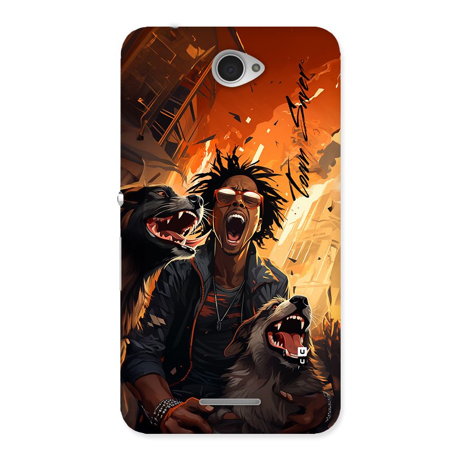 Town Saver Dogs Back Case for Xperia E4