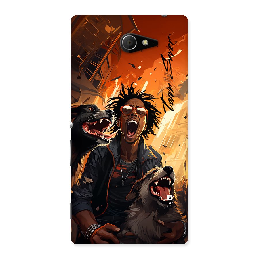 Town Saver Dogs Back Case for Xperia M2