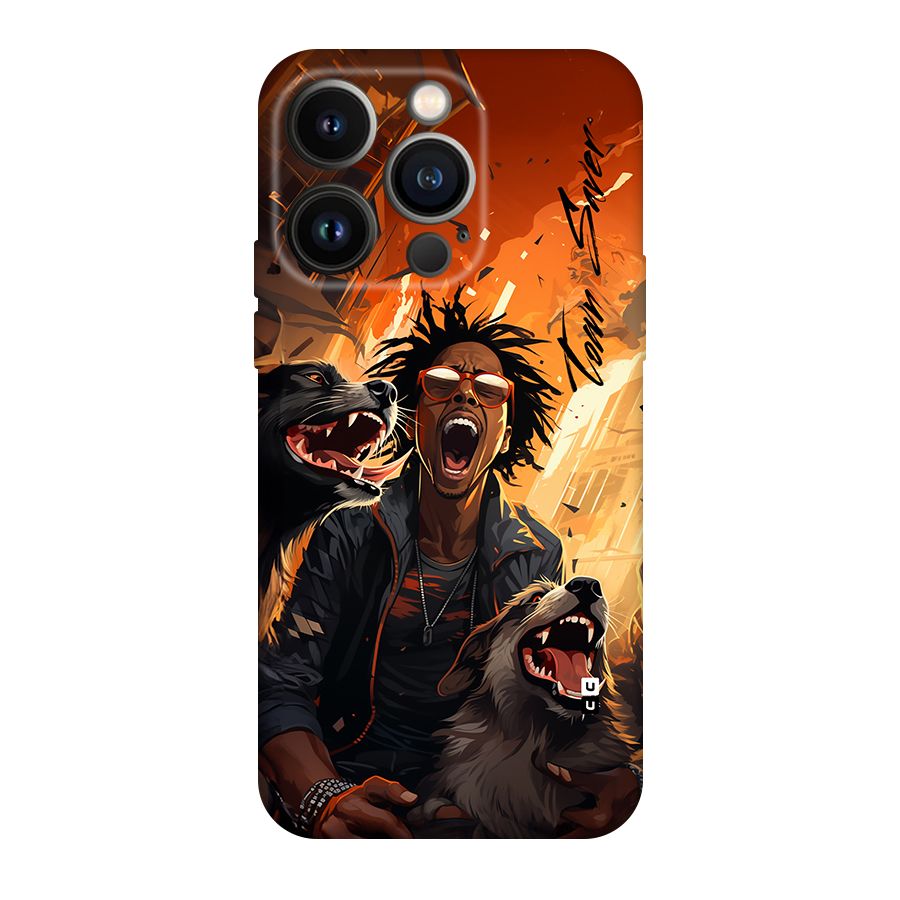 Town Saver Dogs Back Case for iPhone 14 Pro